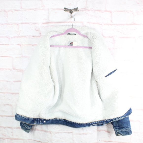 Levi's Mens Blue Cotton Polyester Lined Denim Jacket Size XL - Picture 8 of 12